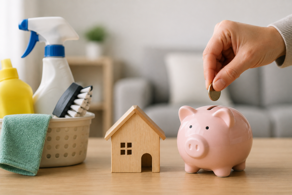 Landlord deducting from deposit for cleaning