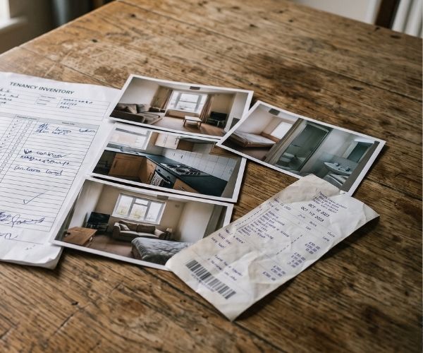 Gathering evidence if landlord not returning deposit